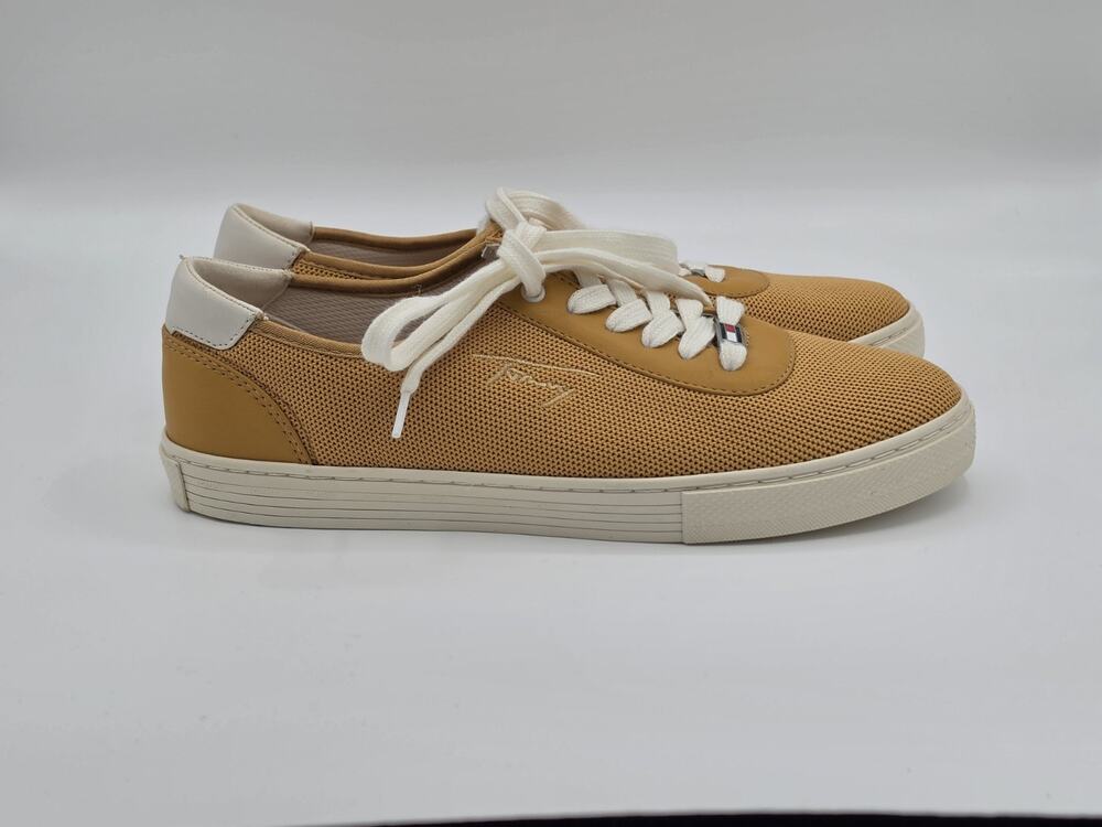 Tommy Hilfiger TWLURELL-C Womens 10.5 M Yellow Mustard Mesh Lace Up Sneakers